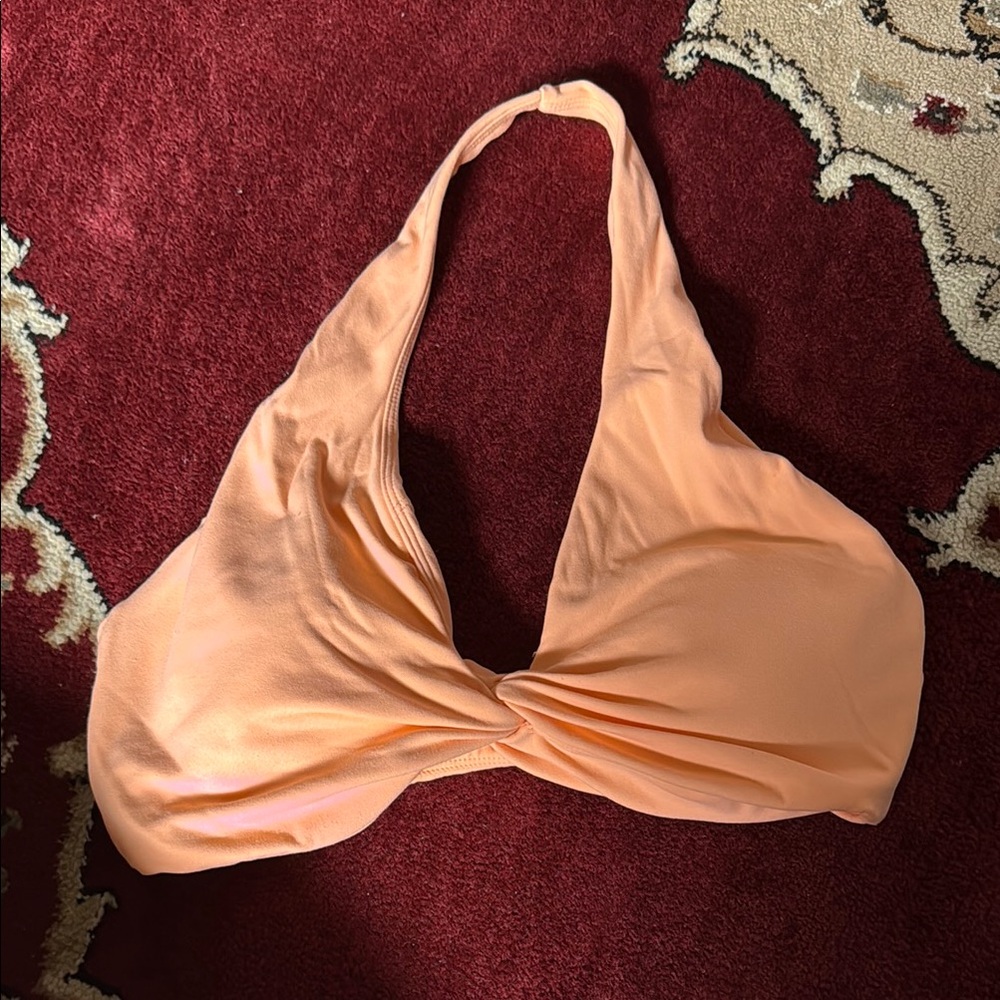 Peach Halter Bra
